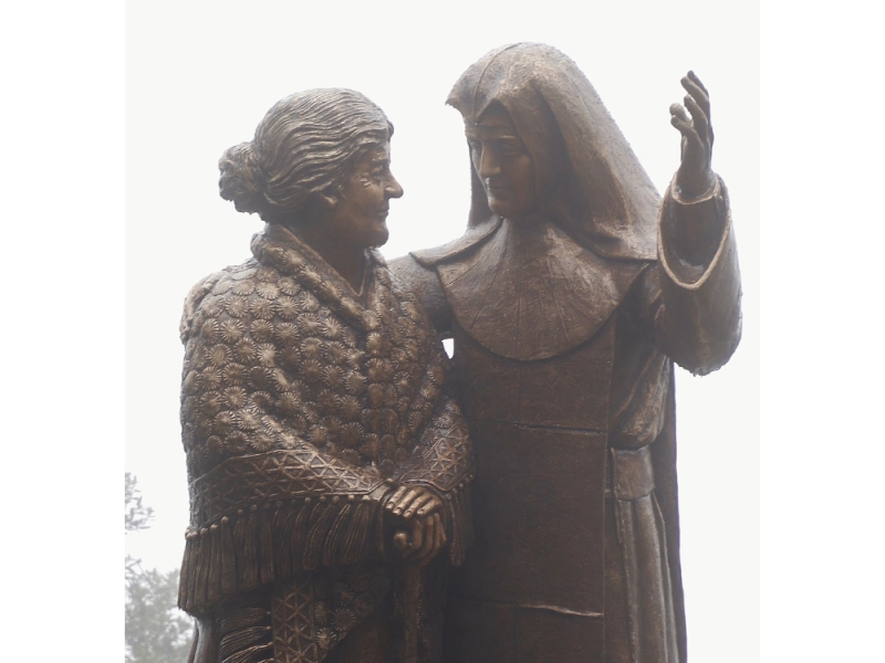 Santa Teresa de Jornet llega al Monasterio de Montserrat