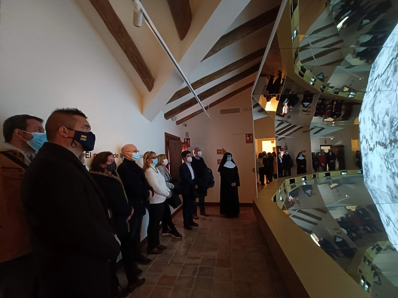 O Prefeito de Huesca, Sr. Luis Felipe Serrate, visita a Casa-Museu