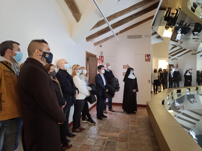 O Prefeito de Huesca, Sr. Luis Felipe Serrate, visita a Casa-Museu