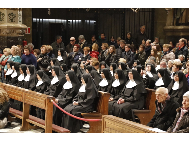 Sainte Thérèse de Jornet arrive au monastère de Montserrat