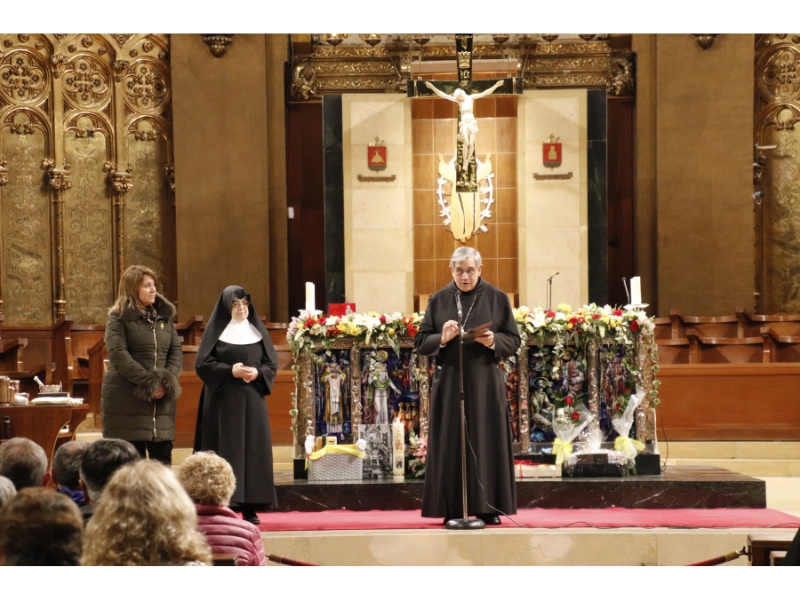 Sainte Thérèse de Jornet arrive au monastère de Montserrat