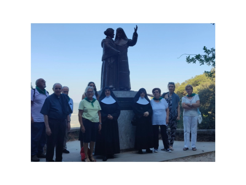 Sainte Thérèse de Jornet arrive au monastère de Montserrat
