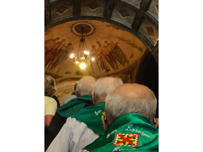Sainte Thérèse de Jornet arrive au monastère de Montserrat