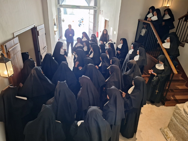 As Irmãzinhas da Bolívia, Cuba, El Salvador, Guatemala, México, Peru, Porto Rico e República Dominicana visitam a Casa Museu