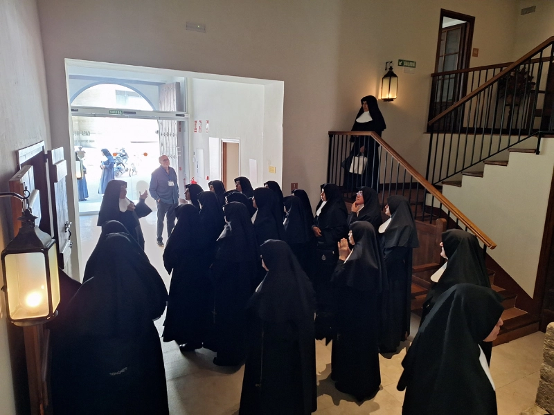 As Irmãzinhas da Bolívia, Cuba, El Salvador, Guatemala, México, Peru, Porto Rico e República Dominicana visitam a Casa Museu