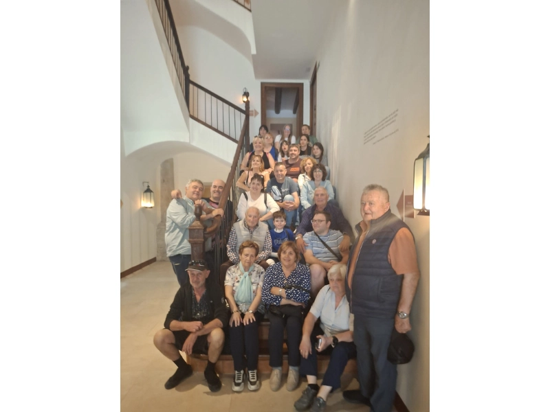 Vecinos de Azlor visitan la Casa Museo