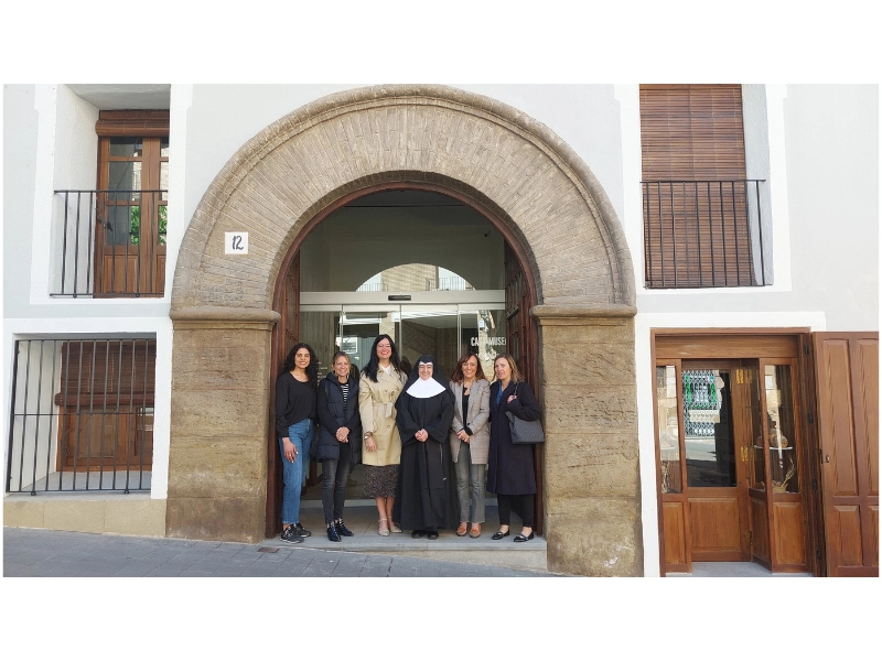 A prefeita de Huesca, Lorena Orduna, visita a Casa-Museu A prefeita de Huesca, Lorena Orduna, visita a Casa-Museu
